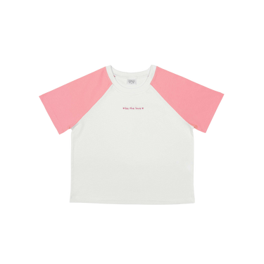 bubblegum pink baby tee