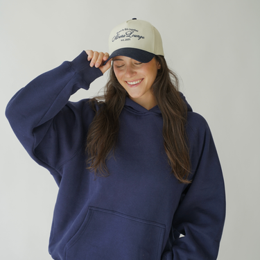 sapphire oversized core hoodie