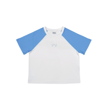 breezy blue baby tee