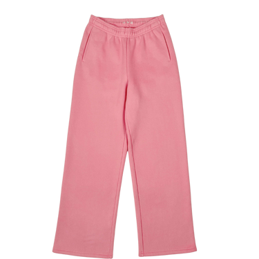 bubblegum pink wide leg ultra cozy sweatpants